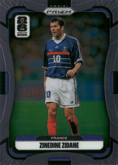 2026 Panini Prizm World Cup Zinedine Zidane #42 France