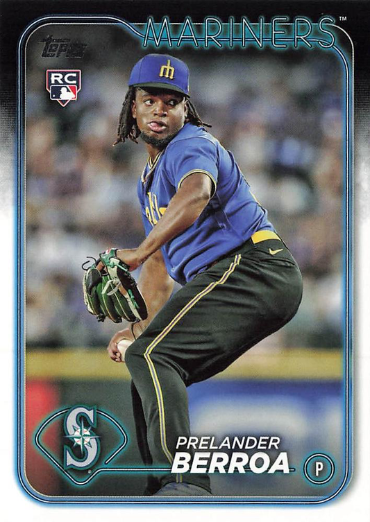 2024 Topps Series 1 Prelander Berroa RC Seattle Mariners #36