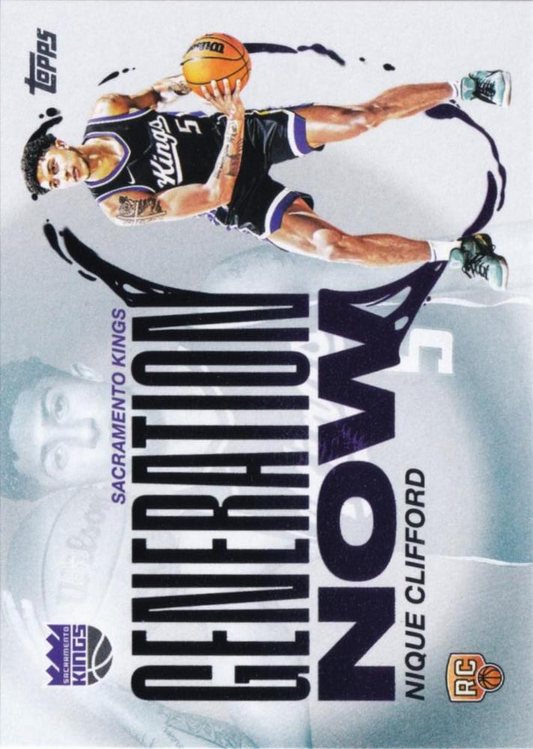 2025 Topps NBA Generation Now Nique Clifford GN-24 Sacramento Kings