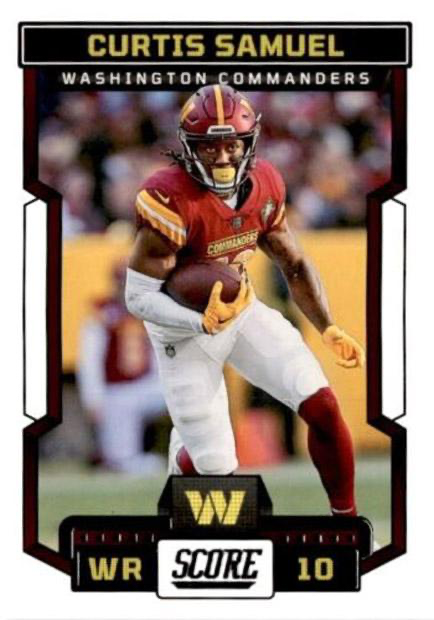 2023 Panini Score Football Curtis Samuel Washington Commanders #257