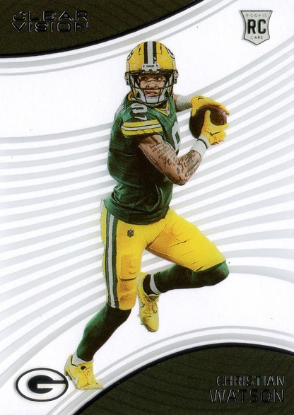 2022 Panini Chronicles Clear Vision Rookies RCChristian Watson #CVR-6 Green Bay Packers
