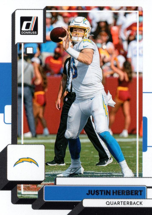 2022 Panini Donruss Justin Herbert #294 Los Angeles Chargers