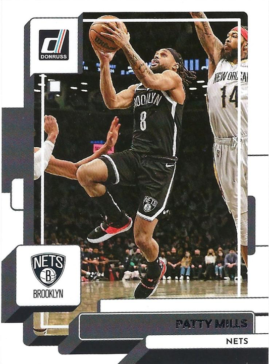 2022 Panini Donruss Patty Mills #174 Brooklyn Nets