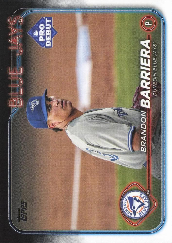 2024 Topps Pro Debut Brandon Barriera #PD-68 Dunedin Blue Jays