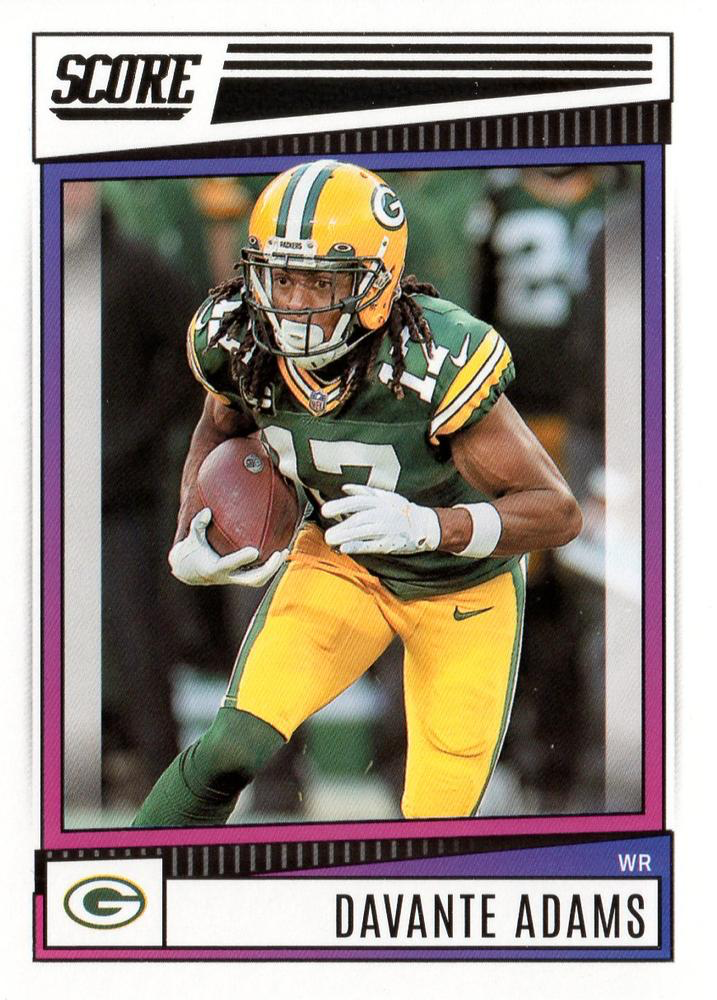 2022 Panini Score Davante Adams Green Bay Packers #93