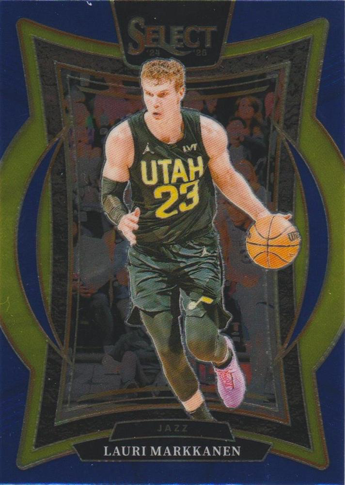 2024 Panini Select Lauri Markkanen Blue #62 Utah Jazz