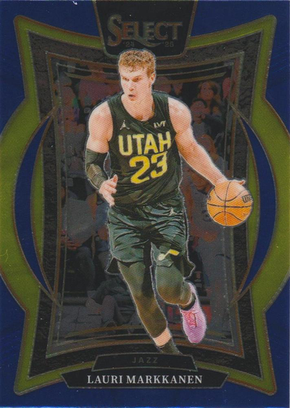 2024 Panini Select Lauri Markkanen Blue #62 Utah Jazz