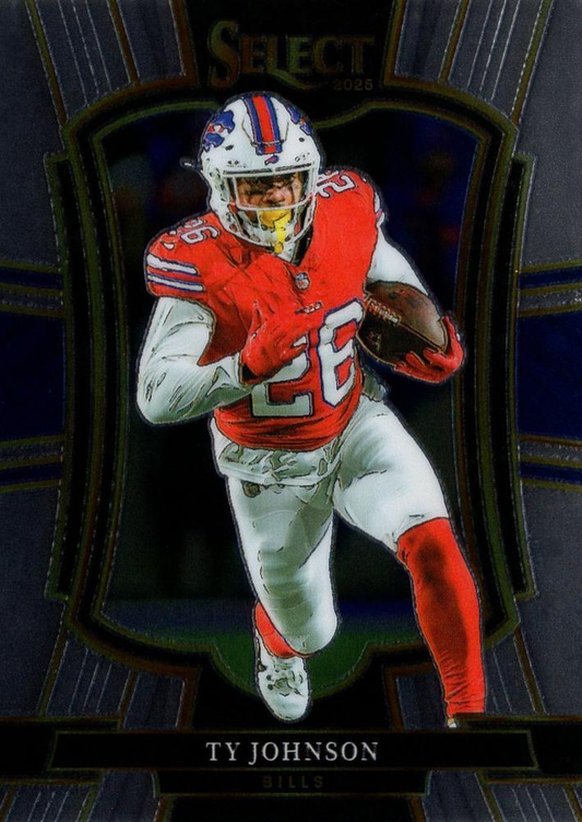 2025 Panini Select Ty Johnson #186 Buffalo Bills