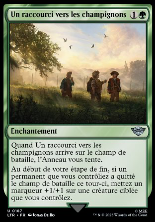 2023 Magic MTG Le Seigneur des Anneaux Un raccourci vers les champignons LTR #187