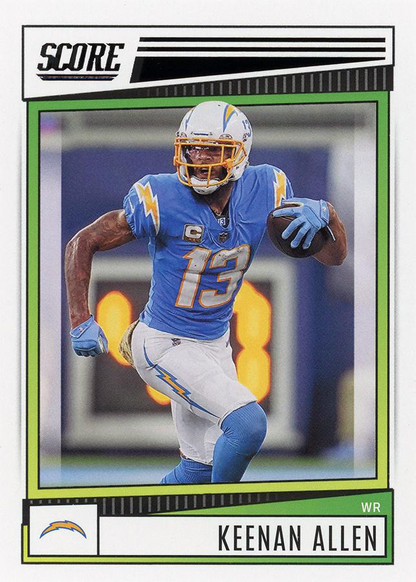 2022 Panini Score Keenan Allen Los Angeles Chargers #133