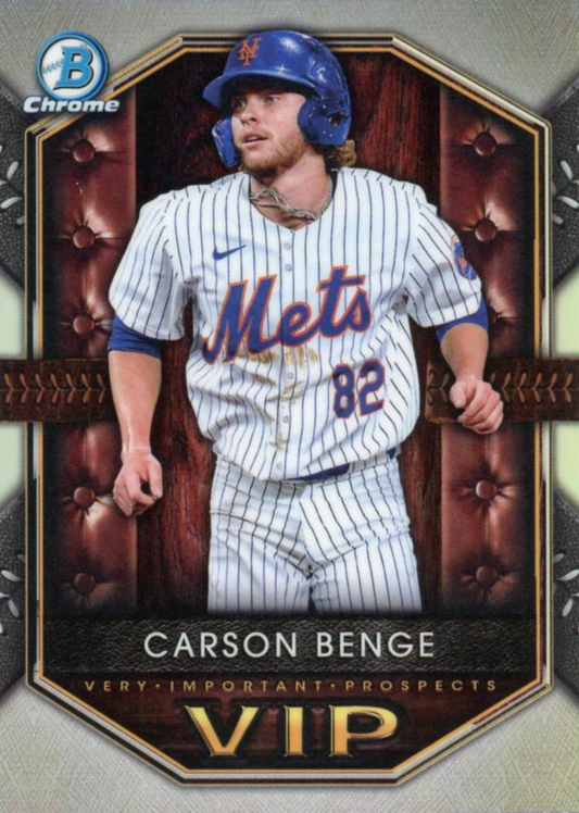 2025 Topps Bowman Very Important Prospects Carson Benge #VIP-17 New York Mets