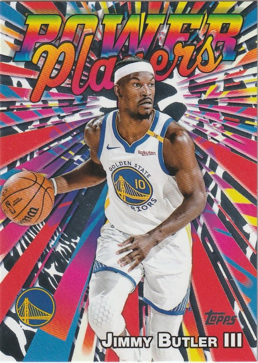 2025 Topps NBA Power Players Jimmy Butler III PP-10 Golden State Warriors