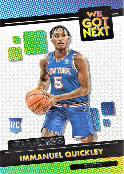 2020 Panini Hoops We Got Next RC Immanuel Quickley #25 New York Knicks