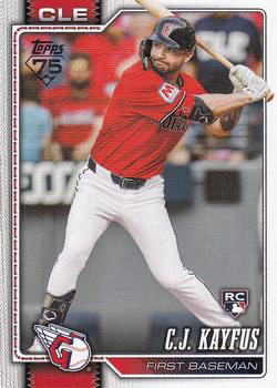 2026 Topps Series 1 C.J. Kayfus RC #35 Cleveland Guardians