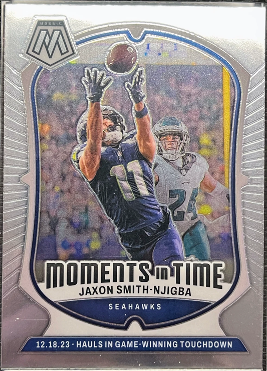2024 Panini Mosaic Football Moments in Time Jaxon Smith-Njigba Seattle Seahawks #18