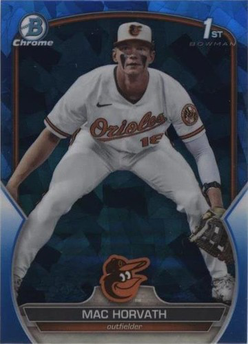 2023 Topps Bowman Draft Sapphire Mac Horvath 1st Baltimore Orioles #BDC-90