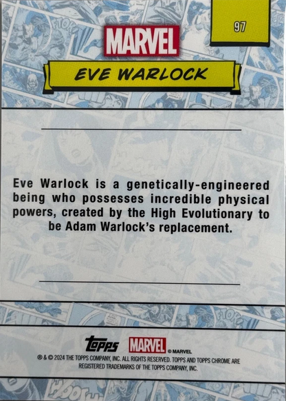 2024 Topps Chrome Marvel Eve Warlock #97