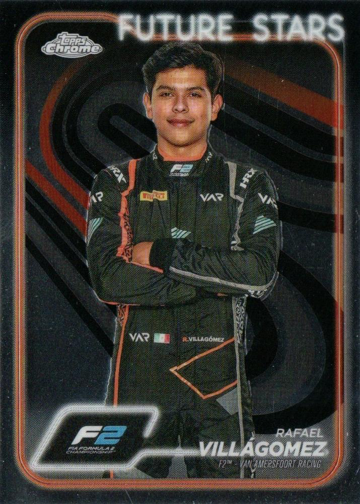 2024 Topps Chrome Formula 1 Rafael Villagomez F2D #40 Van Amersfoort Racing