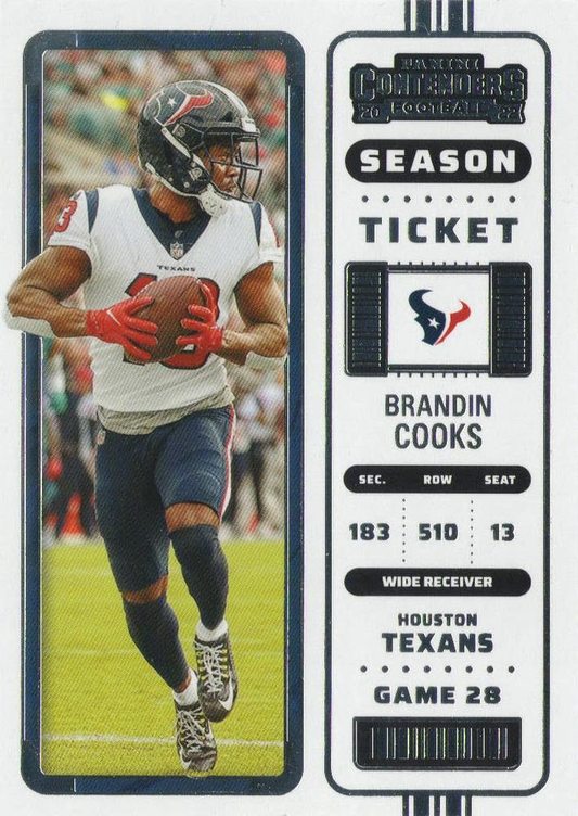 2022 Panini Contenders Brandin Cooks Houston Texans #38