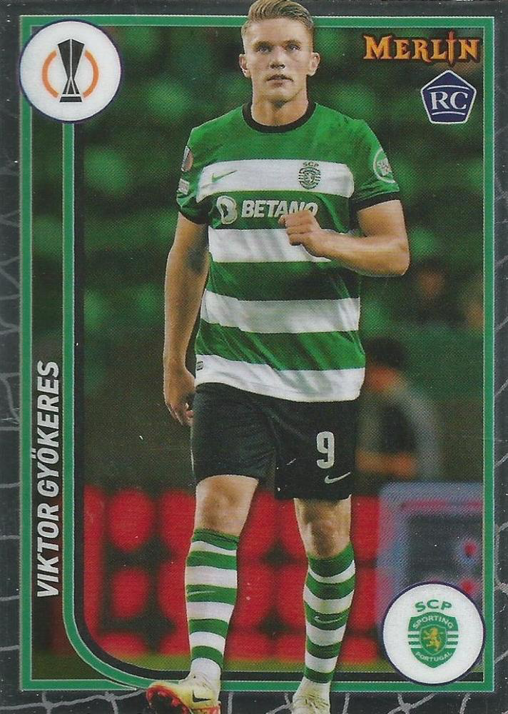 2023 Topps Merlin Chrome UCC Viktor Gyokeres RC #113 Sporting Clube de Portugal