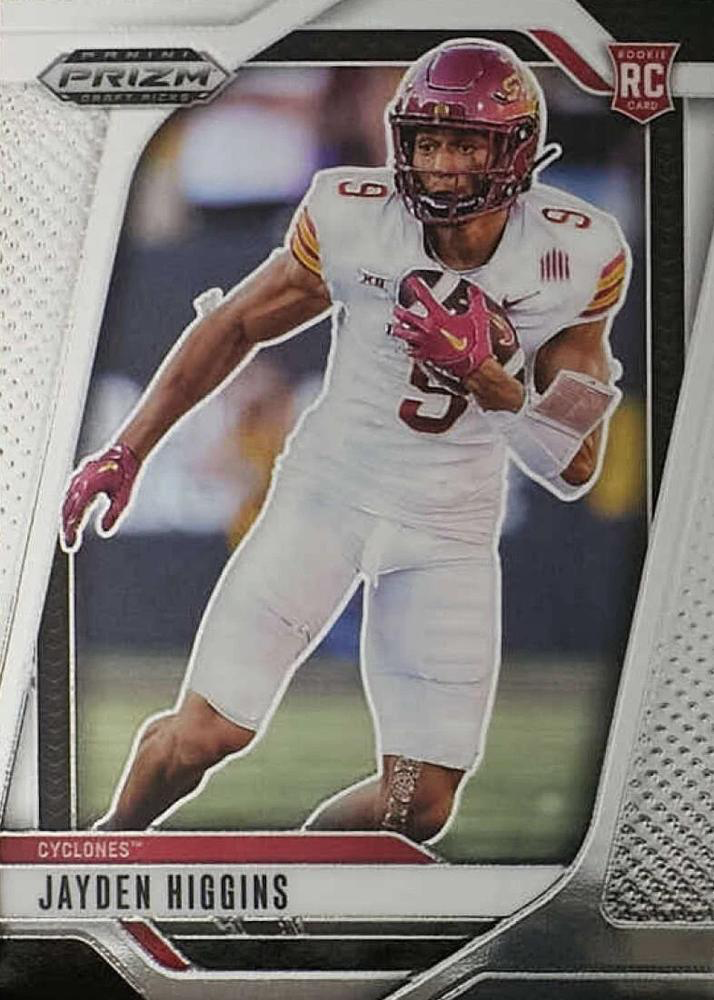 2025 Panini Prizm Draft Picks Jayden Higgins #40 Iowa State Cyclones