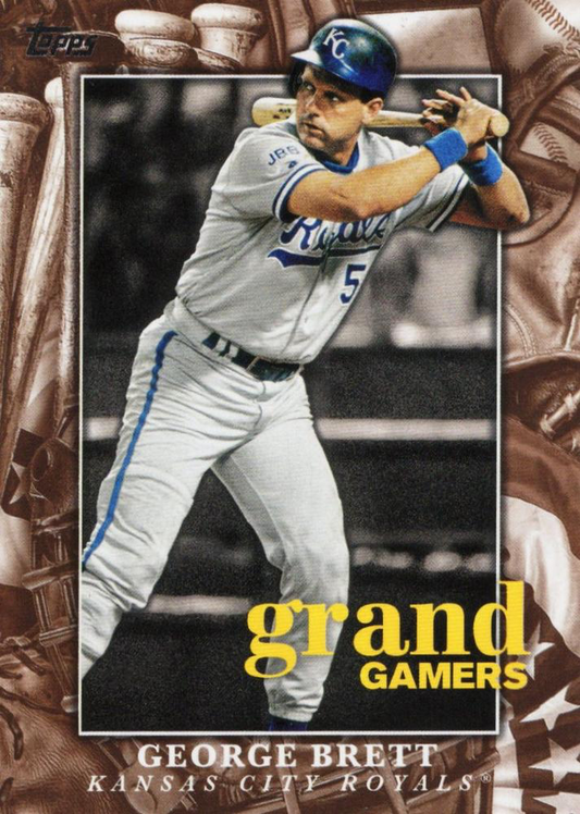 2024 Topps Series 1 Grand Gamers George Brett #GOG-21 Kansas City Royals