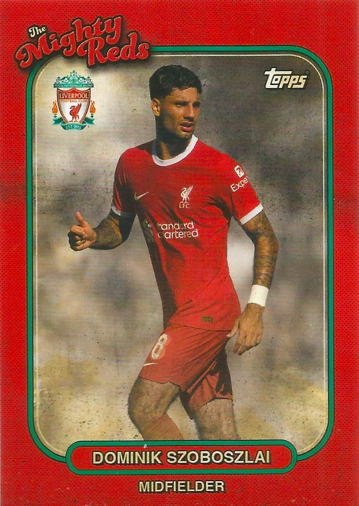 2023 Topps Liverpool Team Set Dominik Szoboszlai MR #31 Liverpool