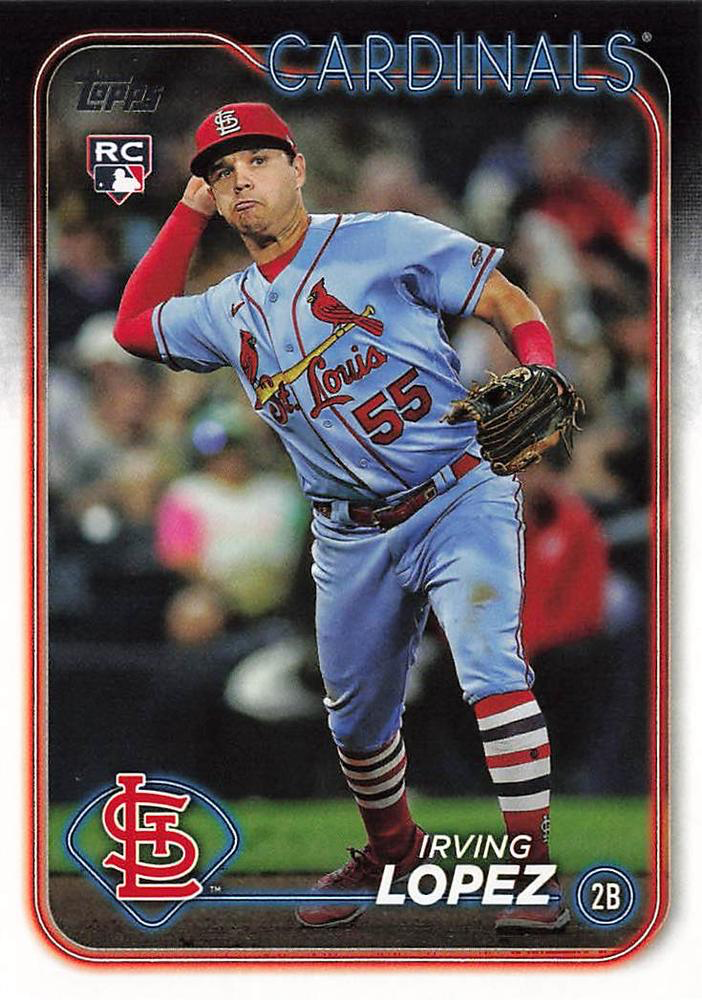 2024 Topps Series 2 Irving Lopez RC #573 St. Louis Cardinals