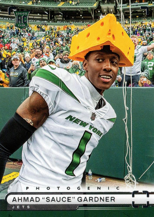 2022 Panini Chronicles Photogenic Ahmad 'Sauce' Gardner RC #PH-33 New York Jets