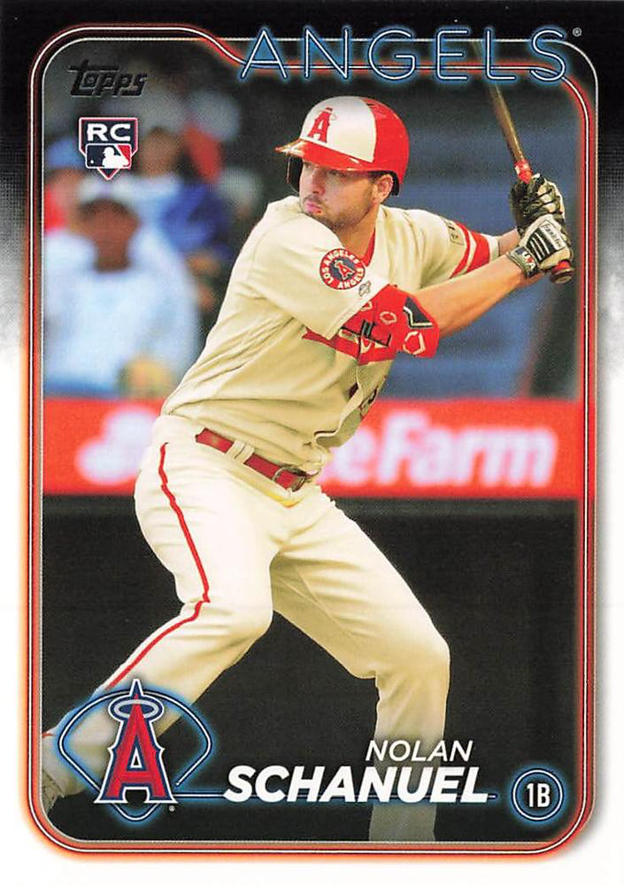 2024 Topps Series 1 Nolan Schanuel RC Los Angeles Angels #53