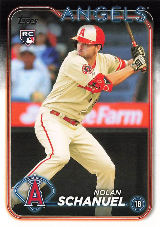 2024 Topps Series 1 Nolan Schanuel RC Los Angeles Angels #53
