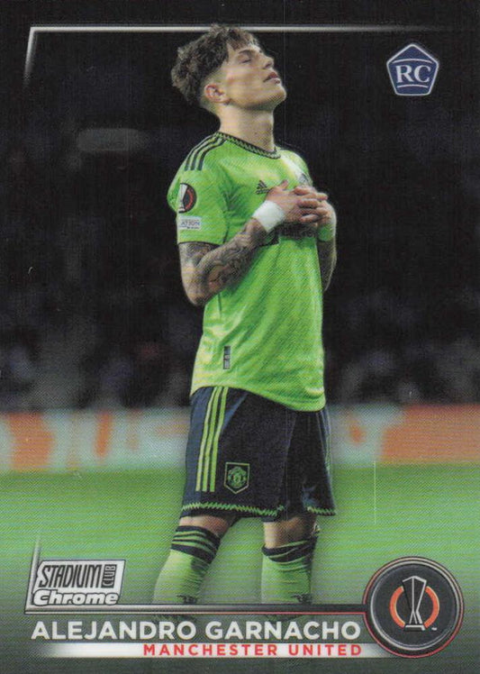 2022 Topps Stadium Club Chrome UCC RC Alejandro Garnacho #49 Manchester United