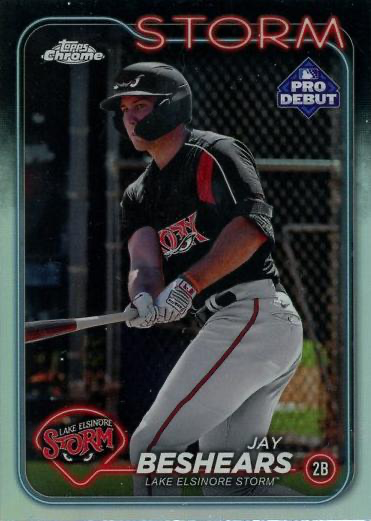 2024 Topps Pro Debut Chrome Refractor Jay Beshears #PDC-130 Lake Elsinore Storm