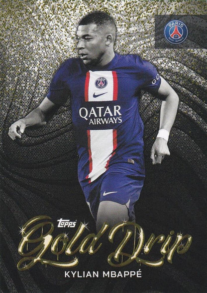 2022 Topps PSG Team Set Kylian Mbappé #49 Paris Saint-Germain