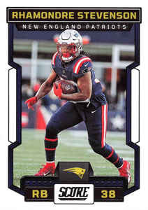 2023 Panini Score Football Rhamondre Stevenson New England Patriots #282
