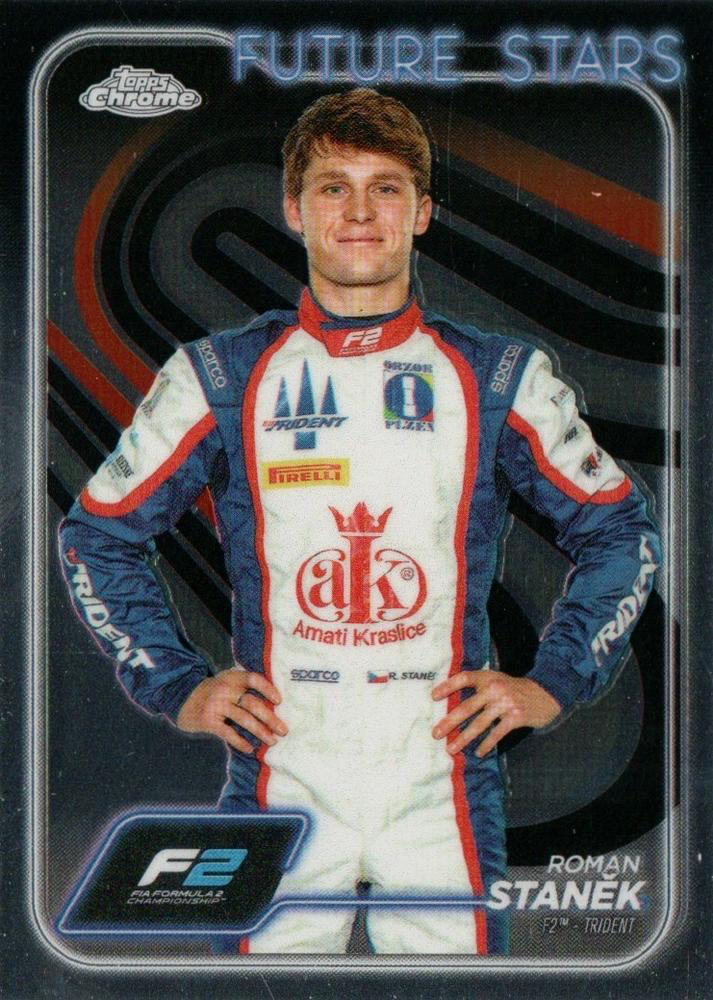 2024 Topps Chrome Formula 1 Roman Stanek F2D #38 Trident