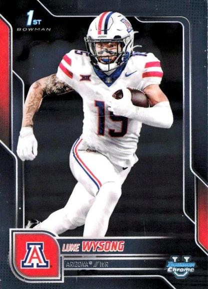 2025 Topps Bowman U Chrome Luke Wysong 1st #49 Arizona Wildcats