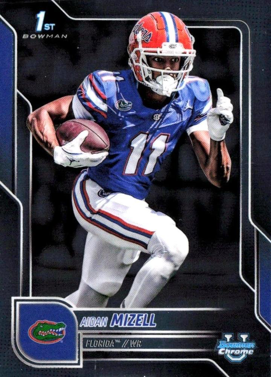 2025 Topps Bowman U Chrome Aidan Mizell 1st #90 Florida Gators