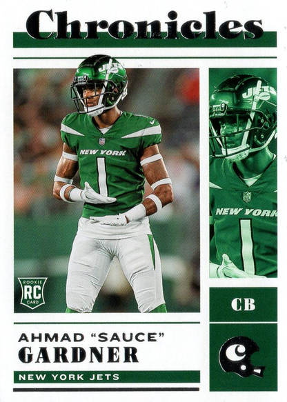 2022 Panini Chronicles Ahmad 'Sauce' Gardner RC #38 New York Jets
