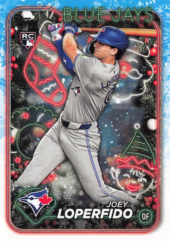 2024 Topps Holiday Joey Loperfido RC Toronto Blue Jays #H71