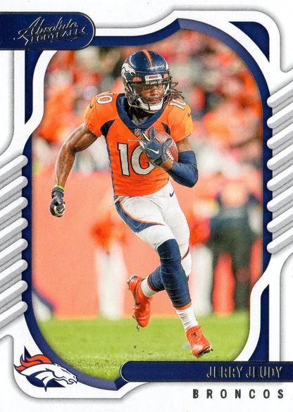2022 Panini Absolute Jerry Jeudy #10 Denver Broncos