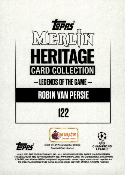 2023 Topps Merlin Heritage UCC Robin van Persie #122 Manchester United