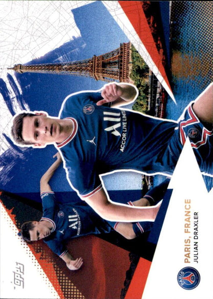 2021 Topps PSG Team Set Julian Draxler #25 Paris Saint-Germain