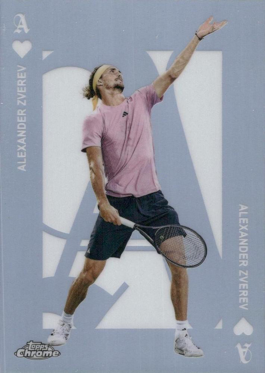 2025 Topps Chrome Tennis Aces Alexander Zverev #ACE-28