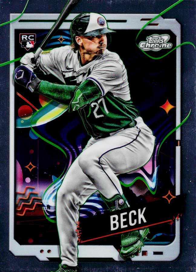 2024 Topps Chrome Cosmic Jordan Beck RC #180 Colorado Rockies