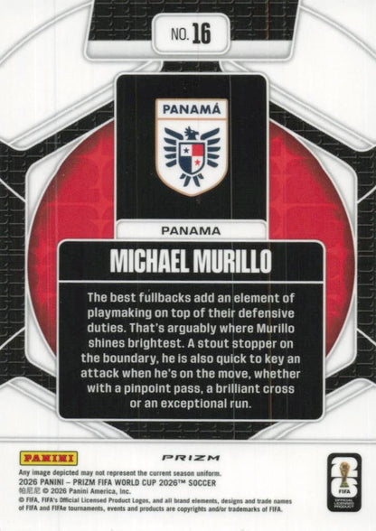 2026 Panini Prizm World Cup Trophy Hunting Michael Murillo #16 Panama