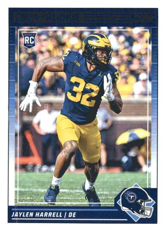 2024 Panini Score Football Jaylen Harrell Tennessee Titans #385 RC