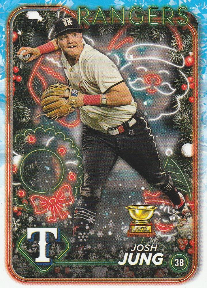 2024 Topps Holiday Josh Jung ASR Texas Rangers #H73