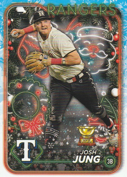 2024 Topps Holiday Josh Jung ASR Texas Rangers #H73