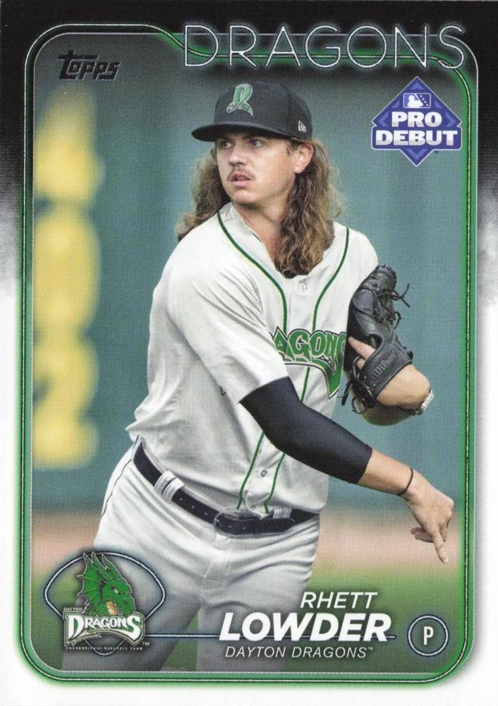 2024 Topps Pro Debut Rhett Lowder #PD-92 Dayton Dragons